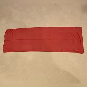 Red Sheer Silk Scarf
